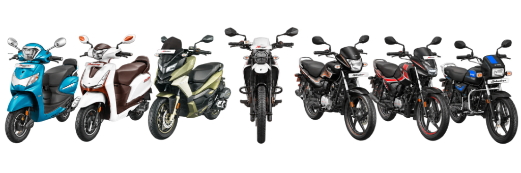 Hero MotoCorp Motorcycle & Scooter Lineup at A.S. Motors